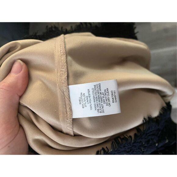 Jessica Howard Black Lace Shift Dress with Contrast Lining Size Medium* - Picture 6 of 9